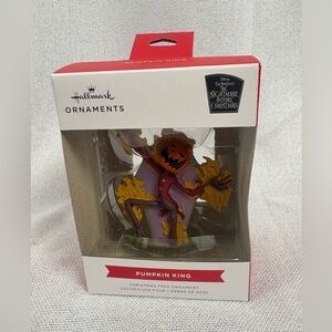 HALLMARK Pumpkin King Disney NIGHTMARE BEFORE CHRISTMAS ORNAMENT NIB 2025